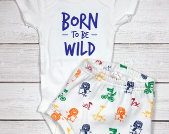 Animal Outfit for Baby, Zoo Animal Baby Outfit, Baby Bummies, Baby Boy Onesie©, Lion Baby Outfit, Safari Baby Outfit, Animal Bummies