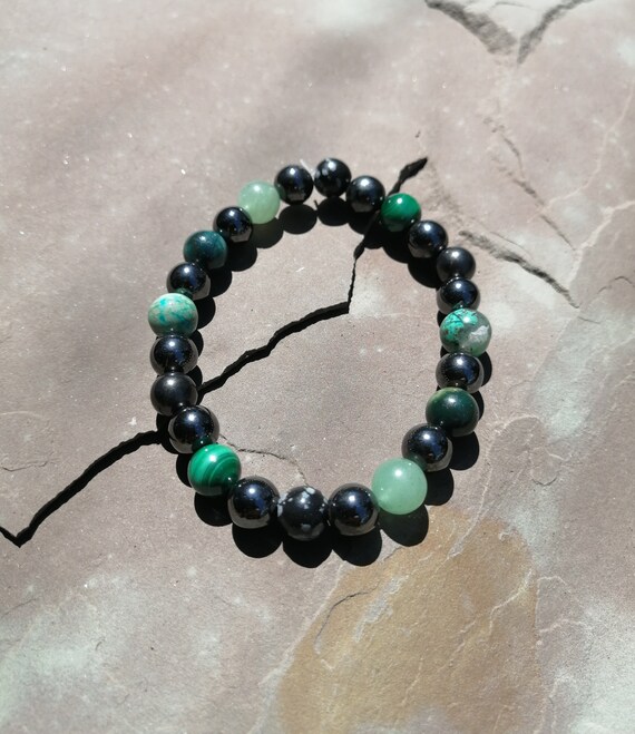 Shungite sales bracelet etsy