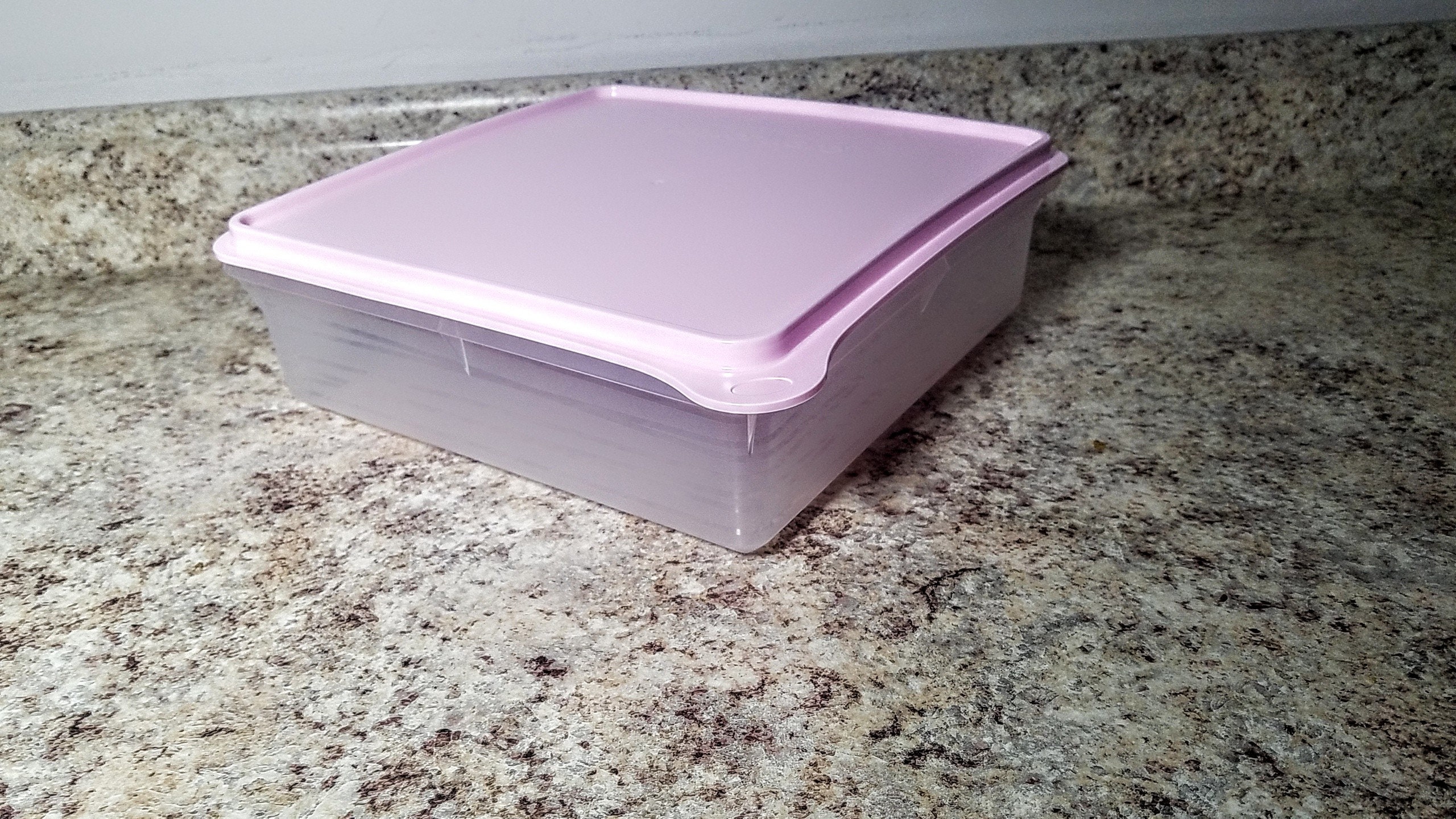 Tupperware Snack and Store Keeper 8 Inch Square 2 Piece 