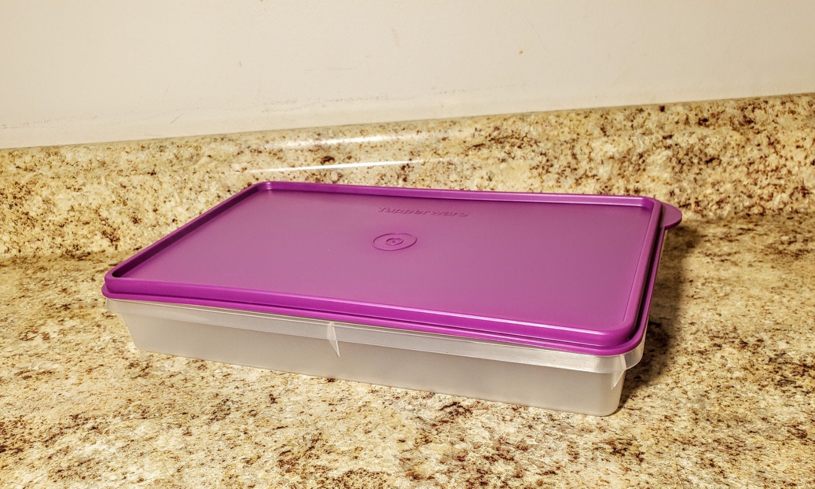  NewTupperware Large Cold Cut Keeper Snack N Stor Container  Lilac Seal (1): Home & Kitchen