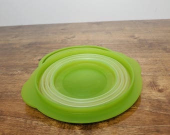Lot De 3 Petits Bols / Boîtes Rondes Tupperware - Citrus Vert - Neufs