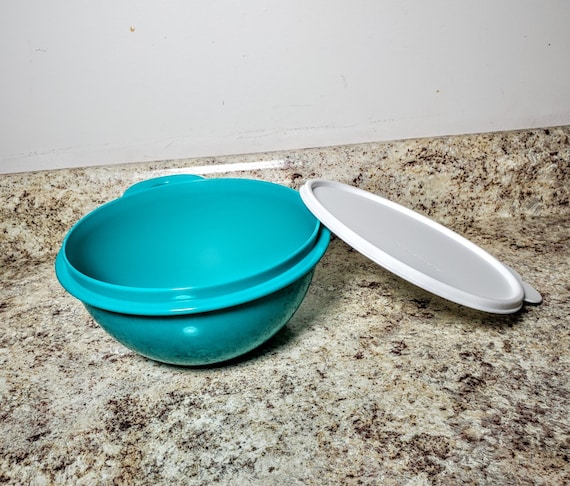 Tupperware Fix N Mix Bowl Large 26 Cup Mixing Bowl Teal Green