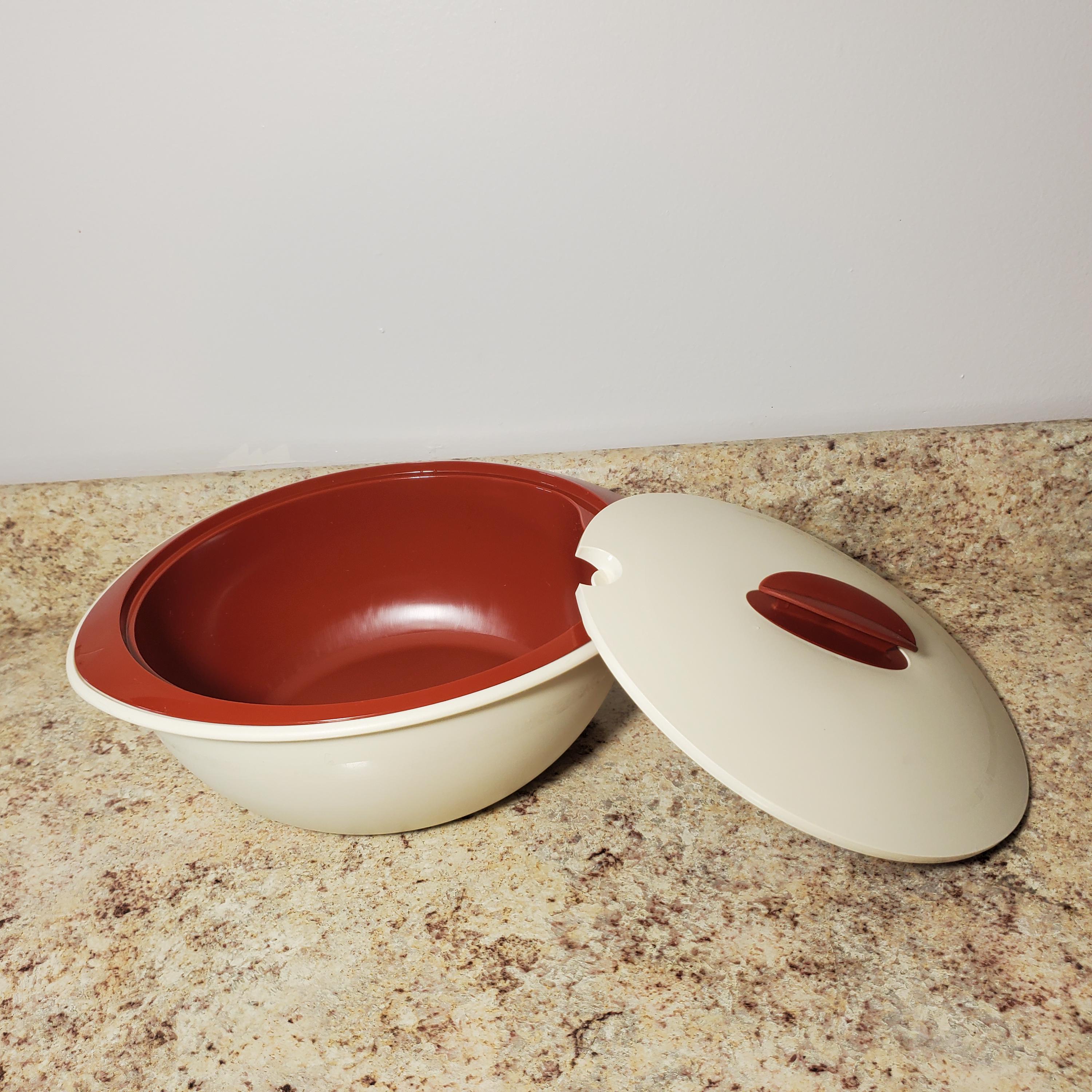 Tupperware Microwave Insulated Heat Serve Store Bowl 4946 3 Piece