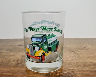 1996 Hess Classic Truck Series Glass: “The First Truck” Collectible Tumbler