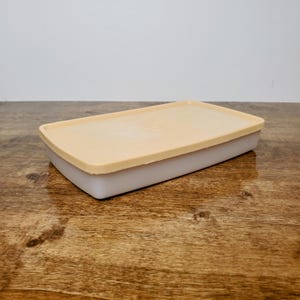 Tupperware Freeze-It 2.5 Cup 600 mL Slim Rectangular Storage Container #5552