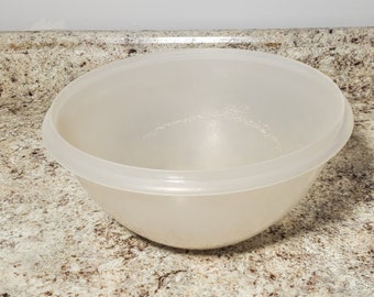 Vintage Tupperware Wonderlier Nesting Bowl Sheer #237, 8 3/4" No Lid