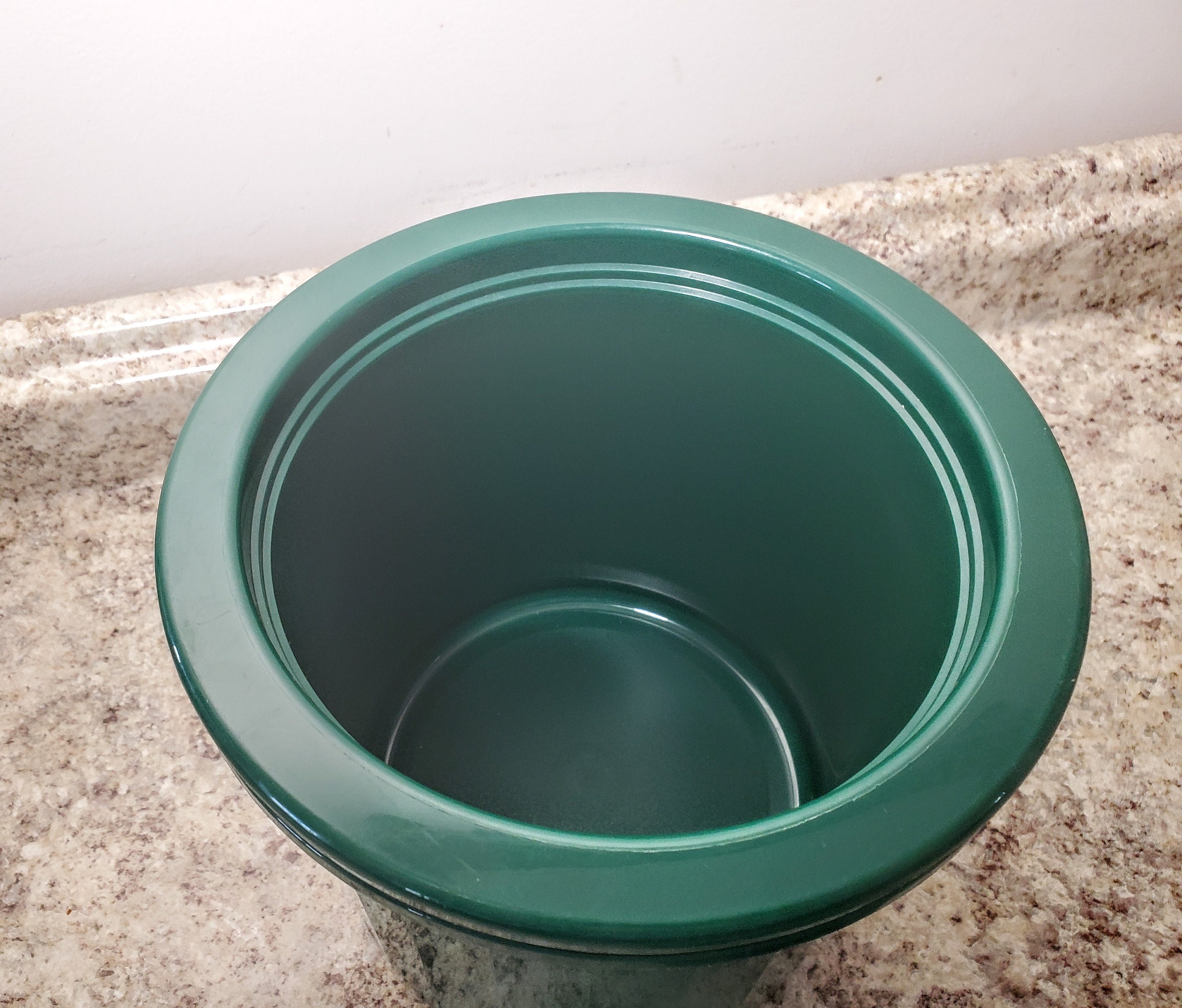 Vintage TUPPERWARE ICE BUCKET #1683 Green Collectors Antique - Etsy
