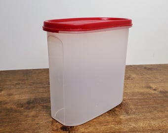 Vintage Tupperware Modular Mates #3 Oval 7 1/4 Cup 1613 Red Seal Lid 1616
