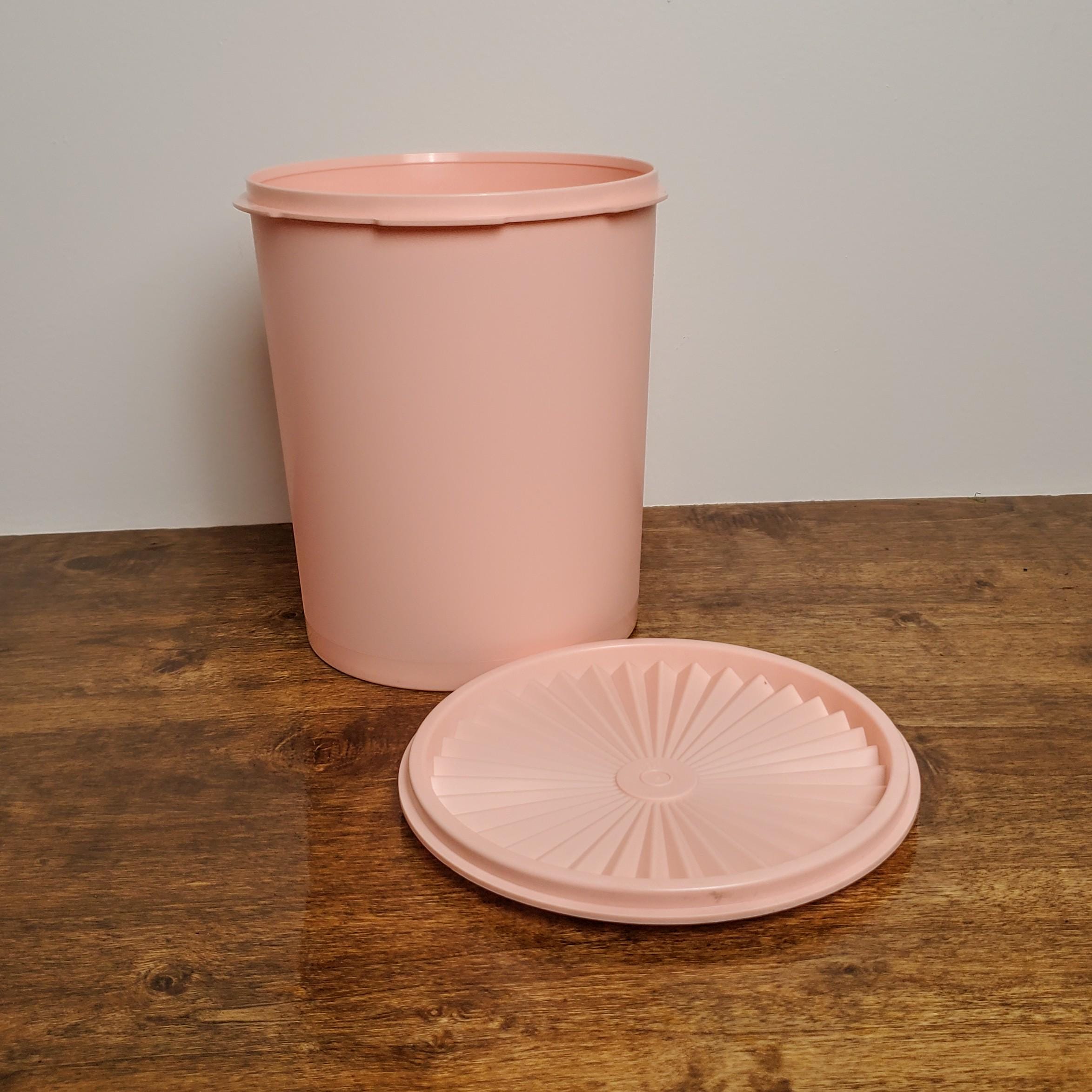 NEW! Tupperware Dusty Pink 12 Cups Servalier Canister 807 Lid 808