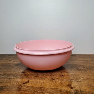 New Pink Tupperware Fix & Mix Bowl #274 Mixing Bowl Retro Kitchenware No Lid Mixing Bowl for Baking Collectible Tupperware