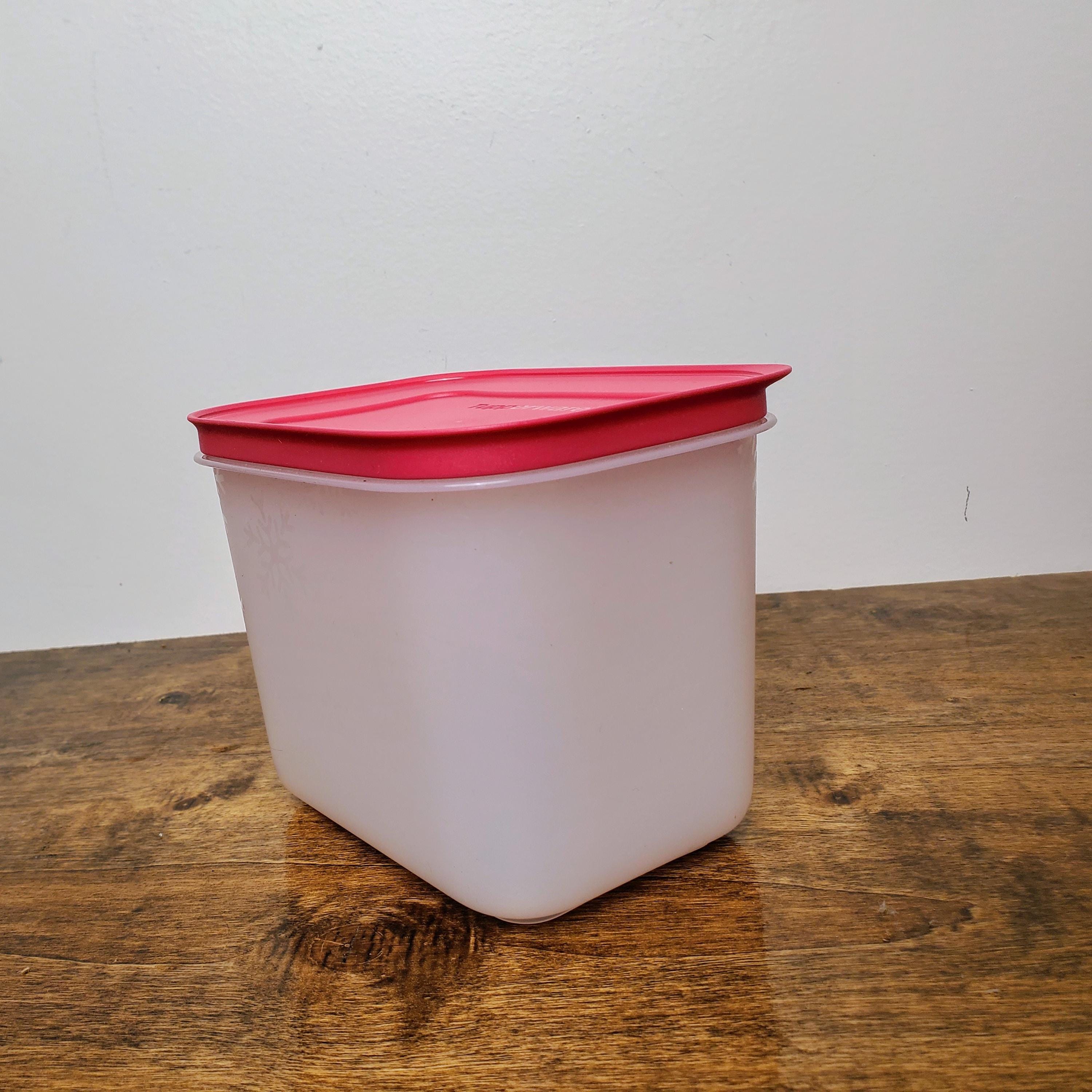 Tupperware コールドブレンダー ピンク Tupperware Pink Snowflake Freezer Mate Storage Container 4.75 Cup