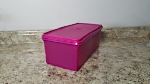 New Tupperware Jumbo Bread Server Keeper Storage Container Berry