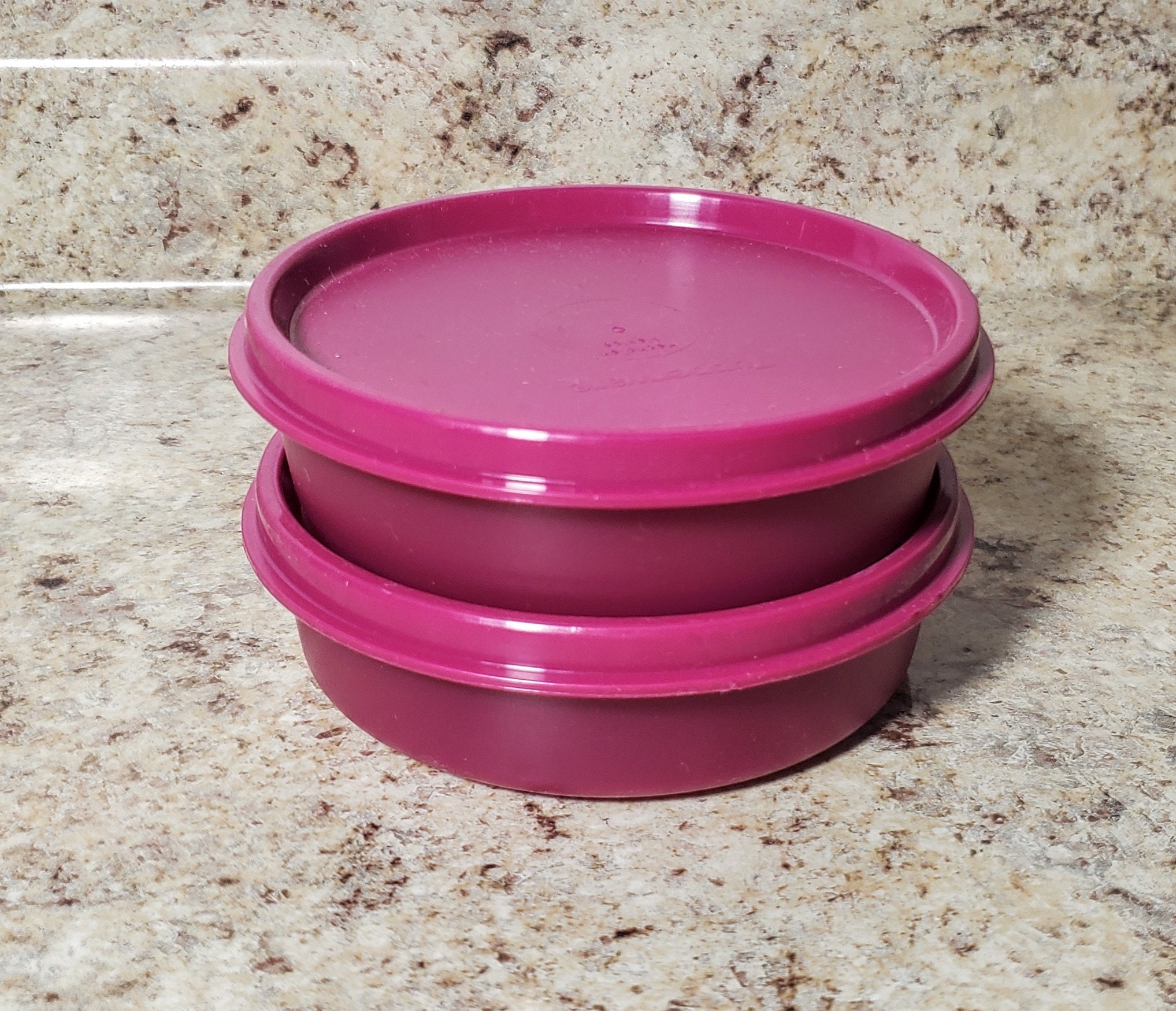 Tupperware Plastic Elegant Lunch Set for Women (Pink)