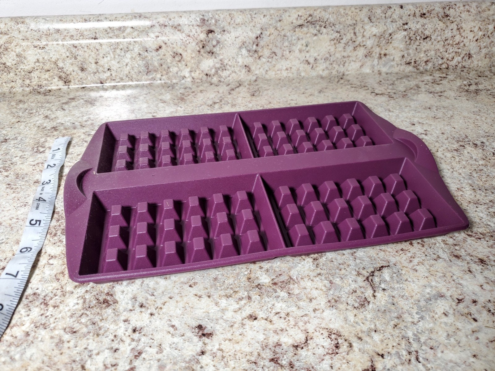 Tupperware Purple Waffle Baking Form Oven Sheet Silicone Mould Mold - Etsy  Norway