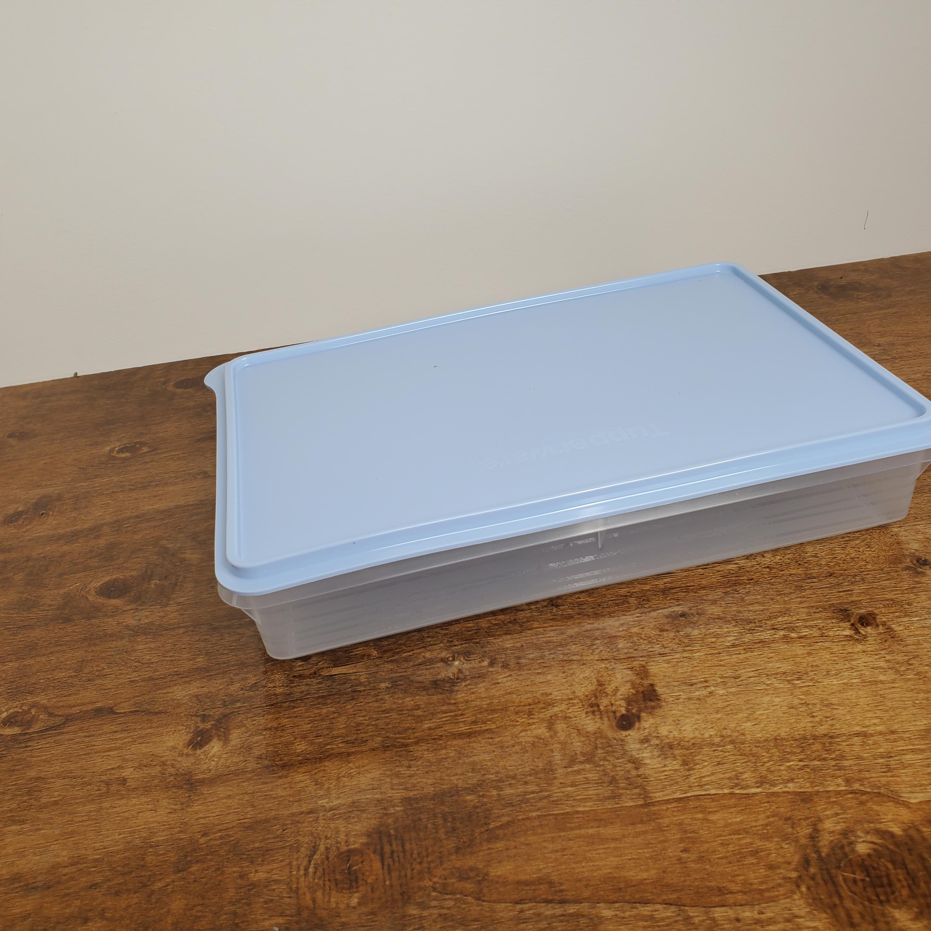 TUPPERWARE Cold Cut Keeper Snack Stor Large 9x13 Ice Cube Blue Seal Color Brand New 5346 Etsy