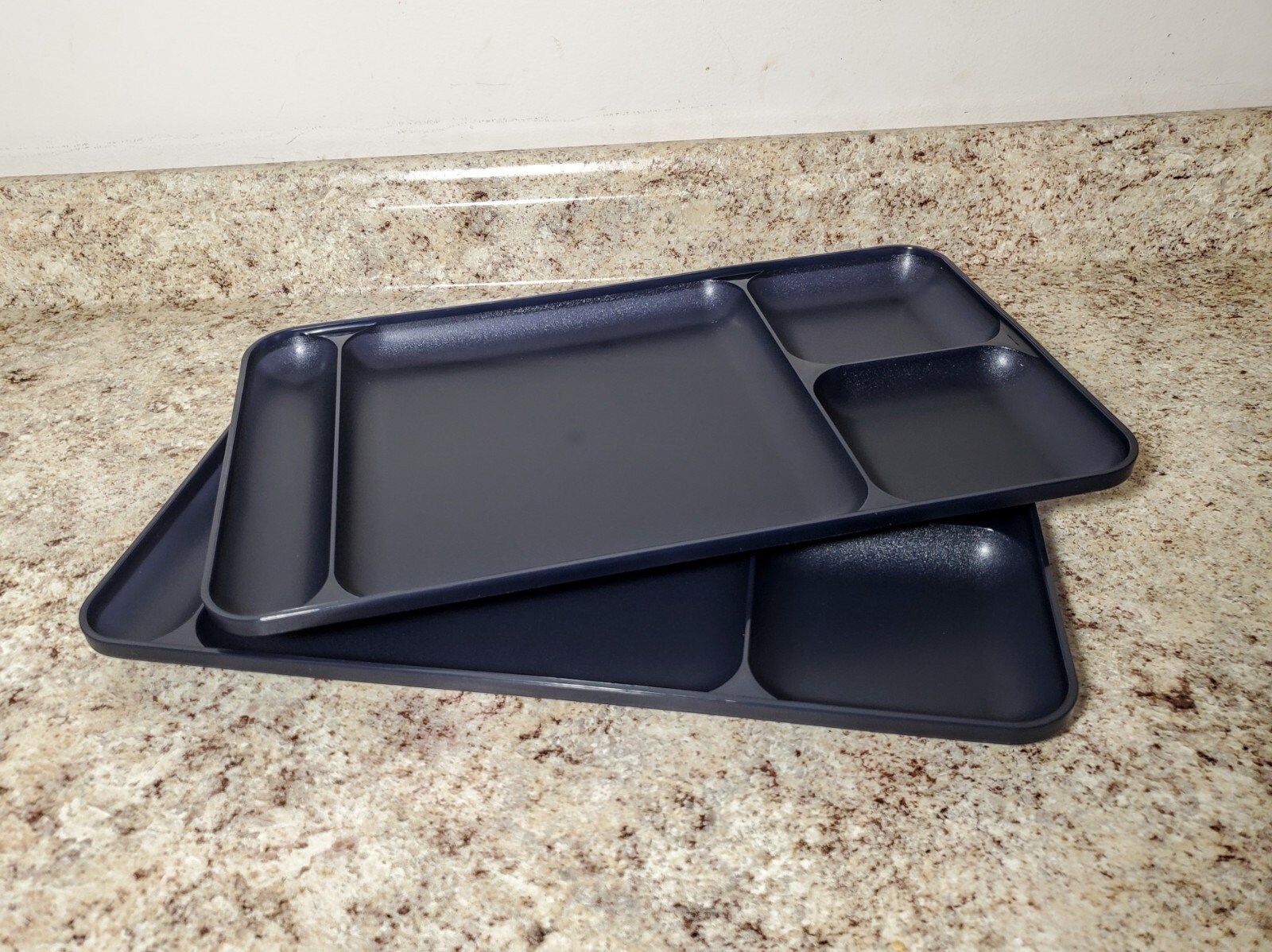 Tupperware ネイビー四角形 ボックス 2個セット Tupperware Navy - Etsy