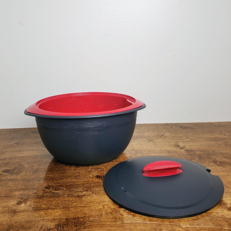 Tupperware Microwave Maroon Insulated Heat Serve & Store Bowls 4995 - Etsy
