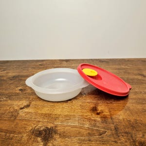 Vintage Tupperware Crystalwave #2646  Vented Food Storage Bowl with Lid