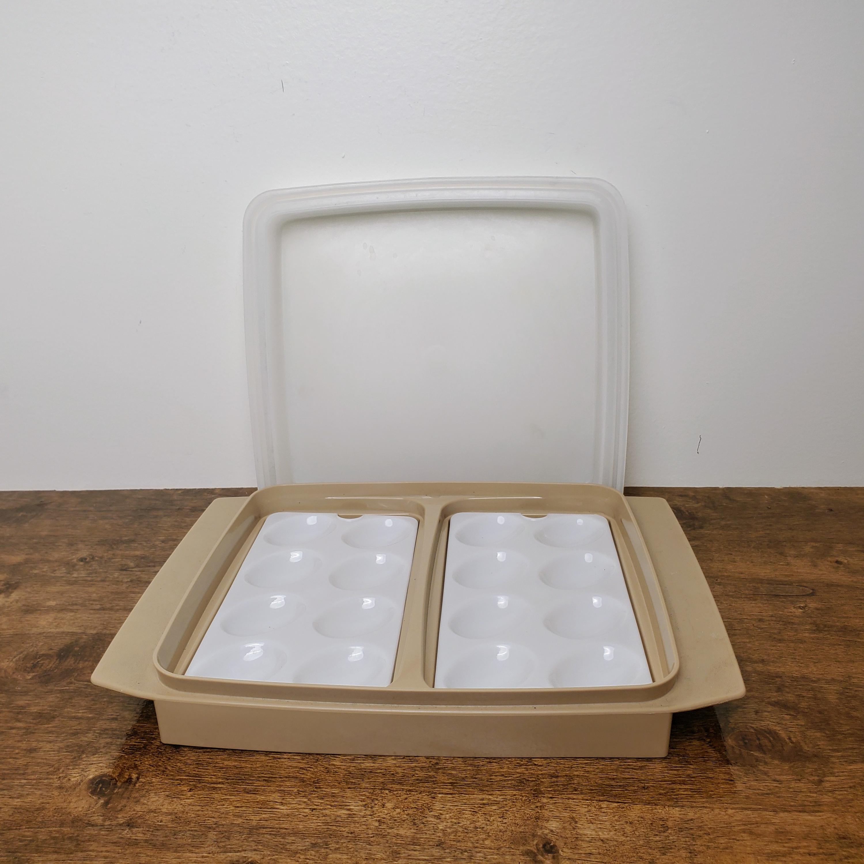 Deli Keeper Inserts Egg Containers Tupperware Deviled Egg Trays - 3 Pack Inserts For Deli Keeper Container Tray With Lid - View #11