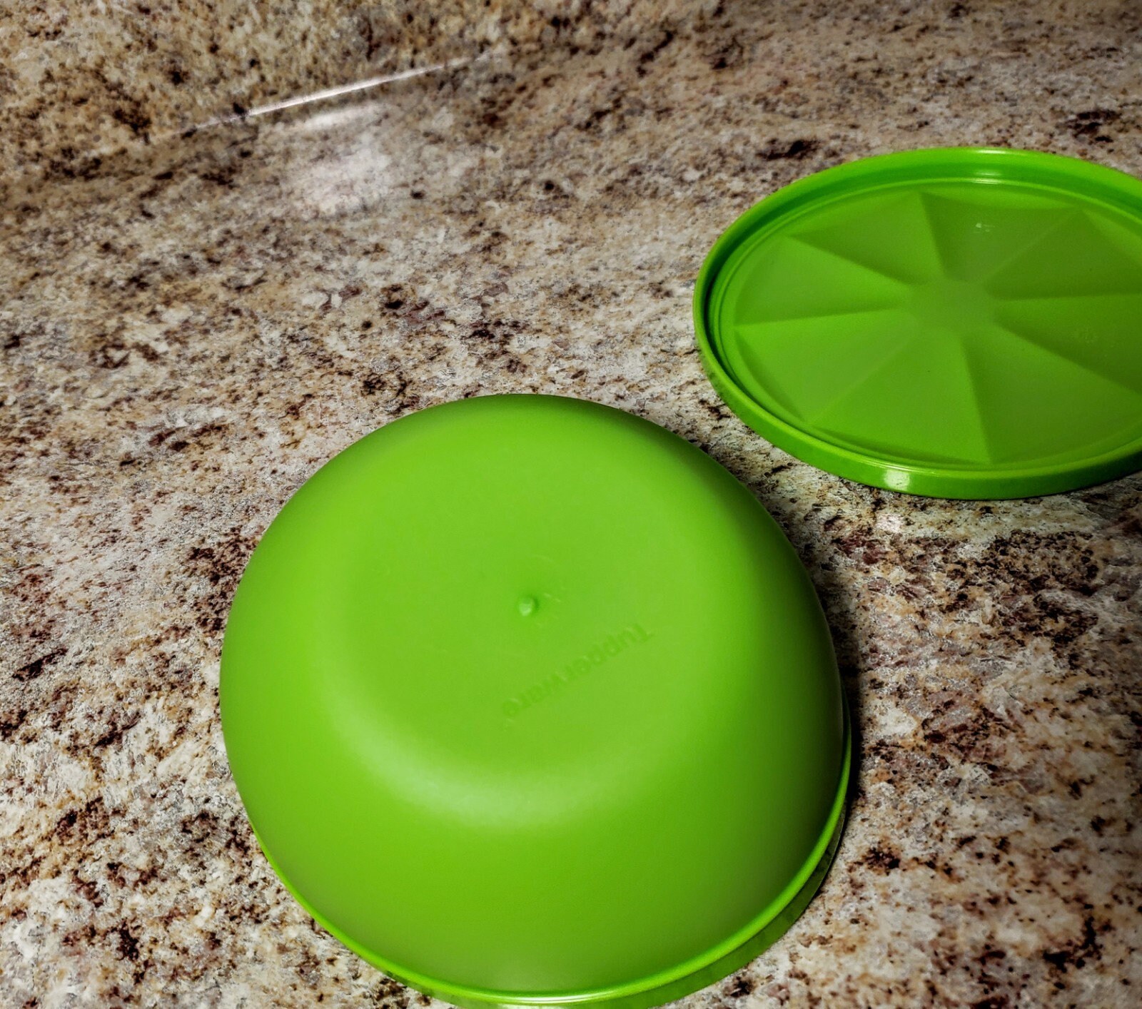 Tupperware Extra Large Dish Easy Dry Lime Green Shell Shaped No Utensil  Drainer