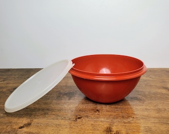Vintage Tupperware #236  Wonderlier Bowl #229  Sheer  Red Seal Lid---Next Day Shipping