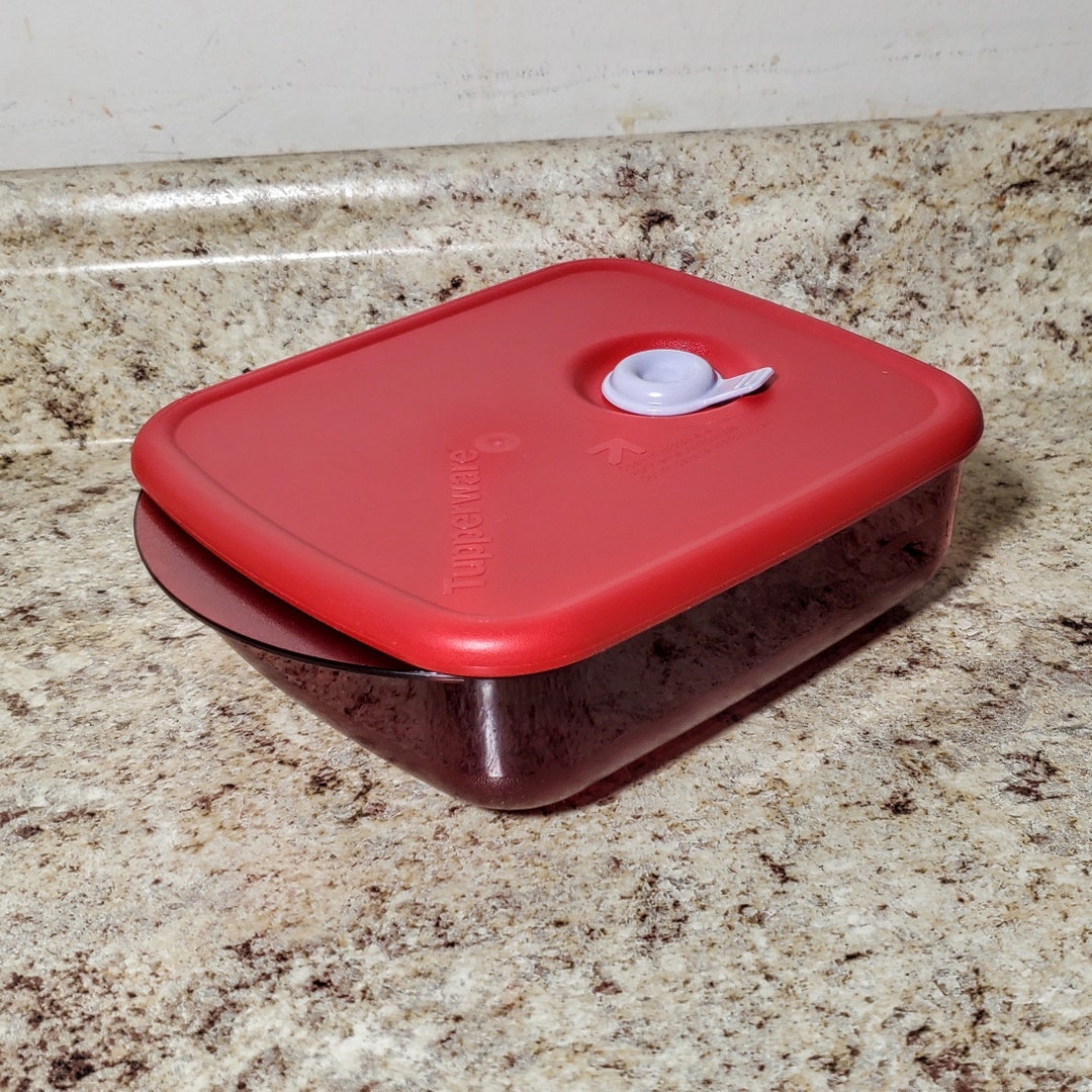 TUPPERWARE Vent N Serve Vented Microwave Container 3385 NEW 2.5C 600ml