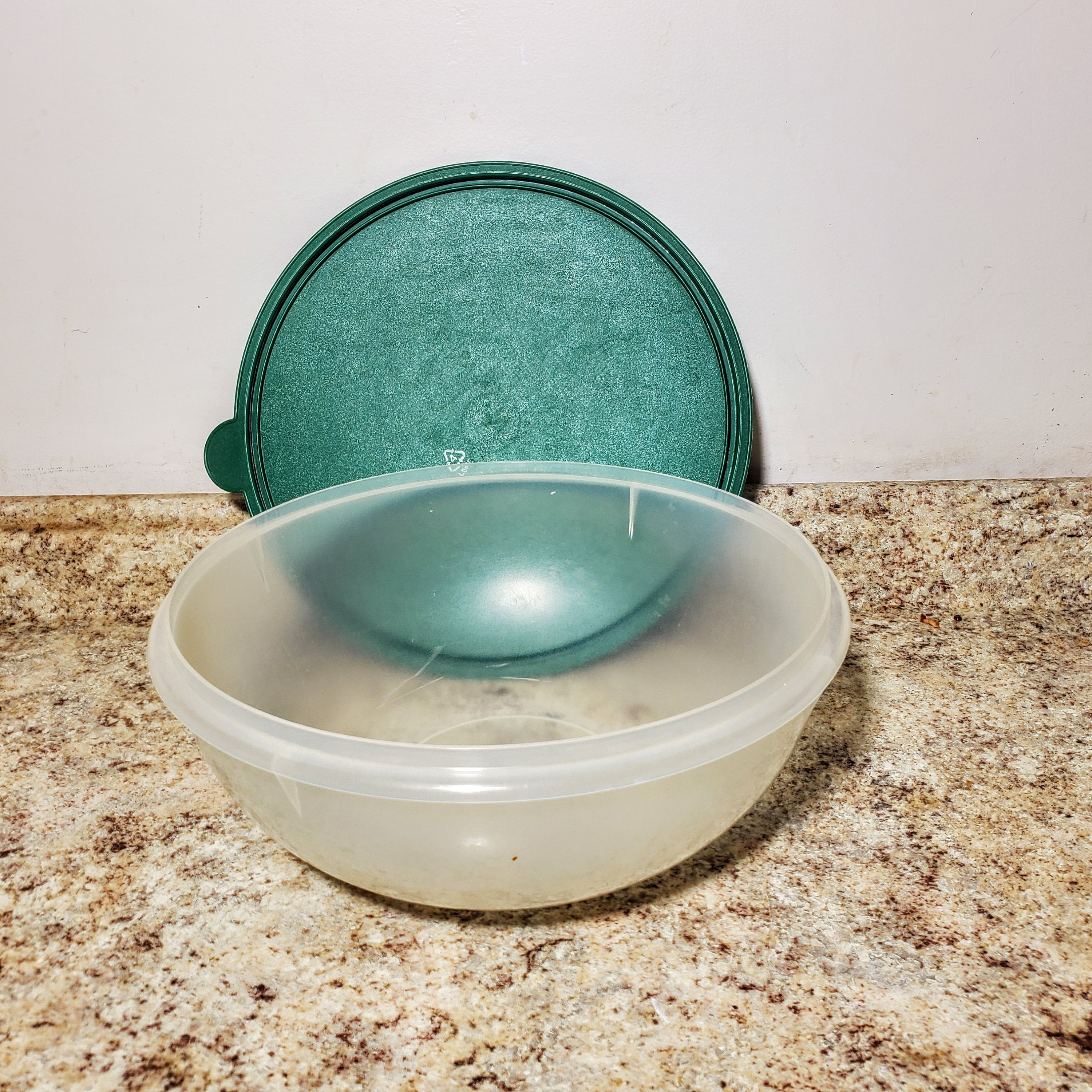 Your Choice Vintage Tupperware Mixing Bowl and Lid Sheer Pastel 