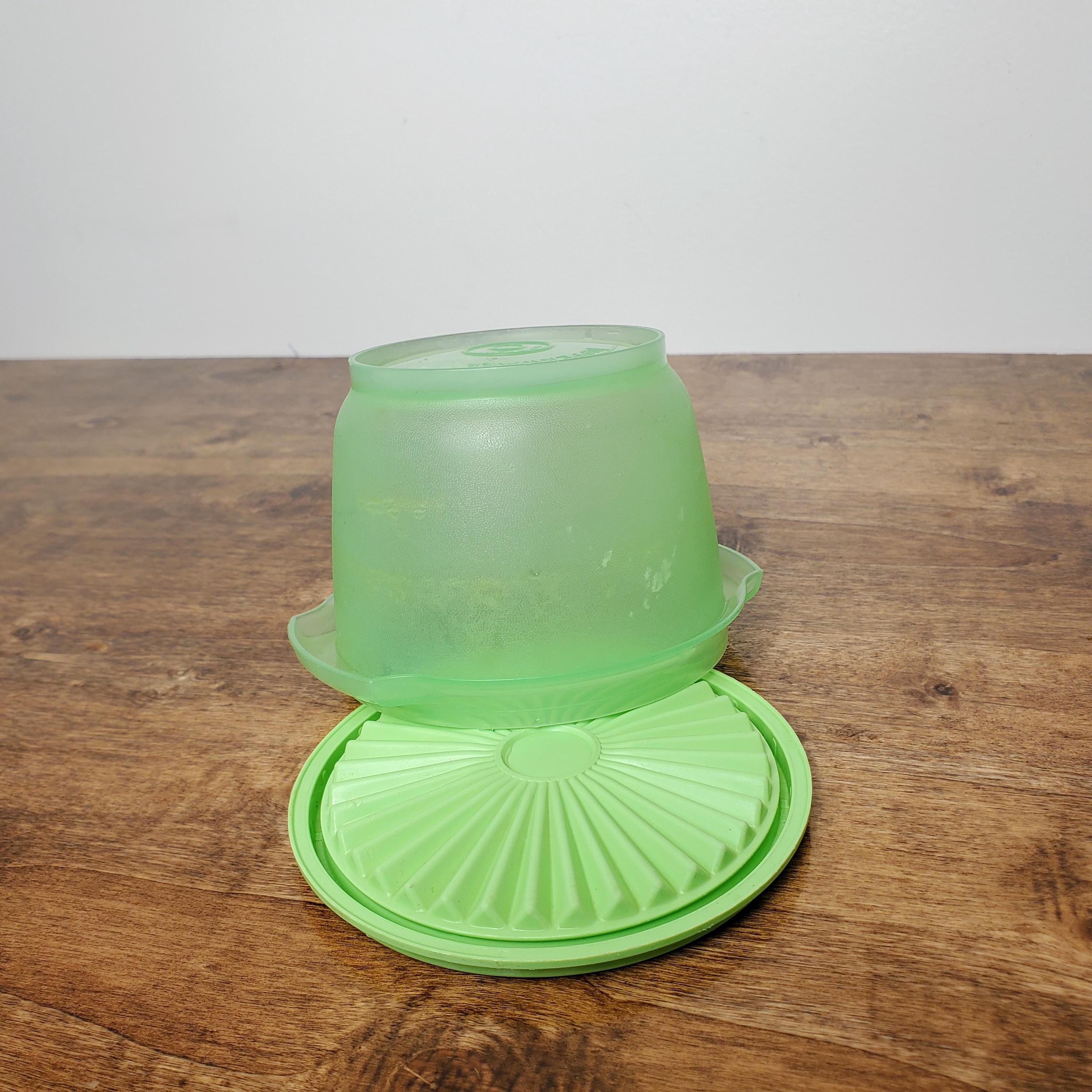 tupperware, 1 coupe à fruits, saladier, serie élégance , Vert vintage