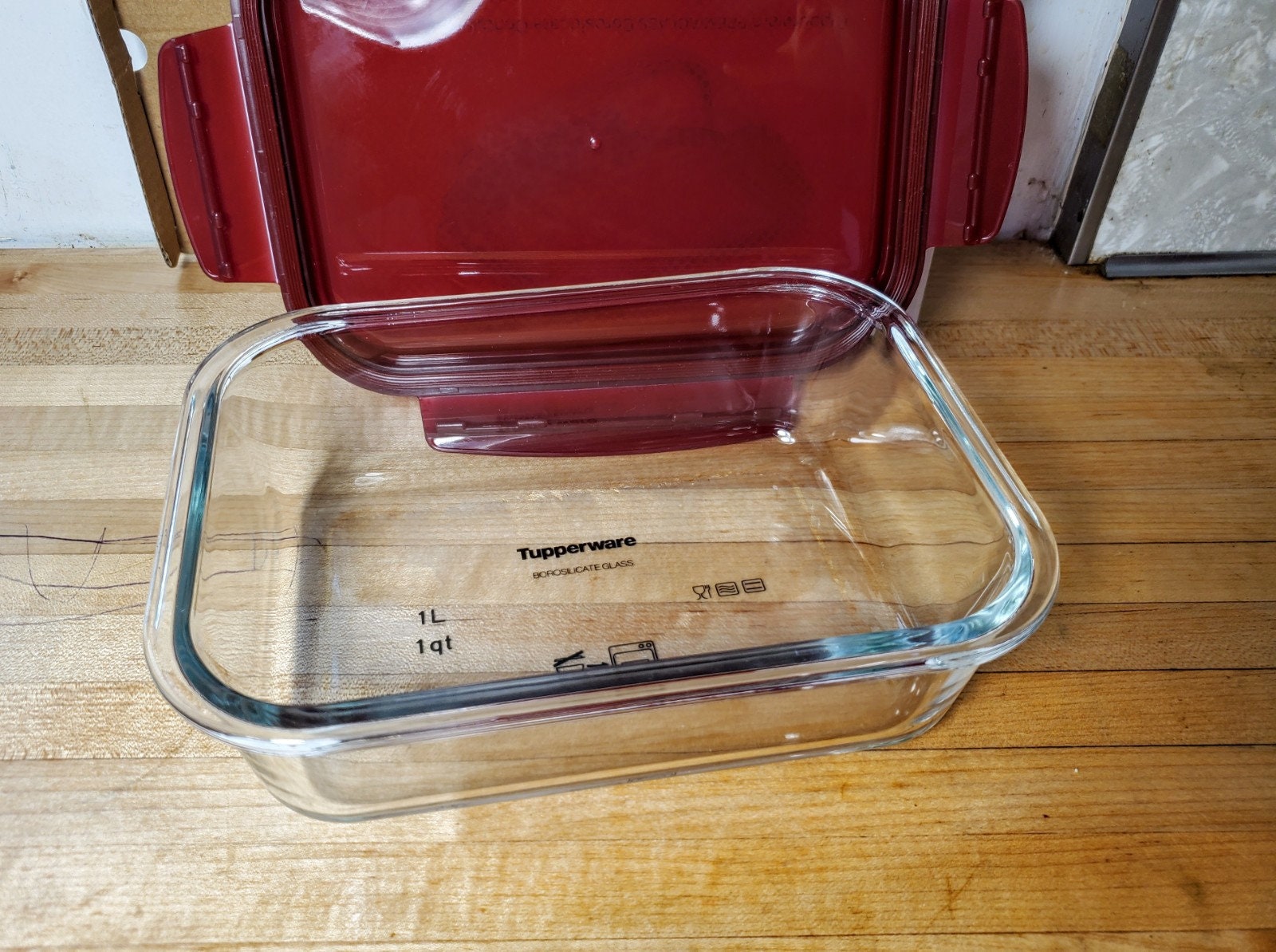 New Tupperware PremiaGlass Premia Glass Container Set