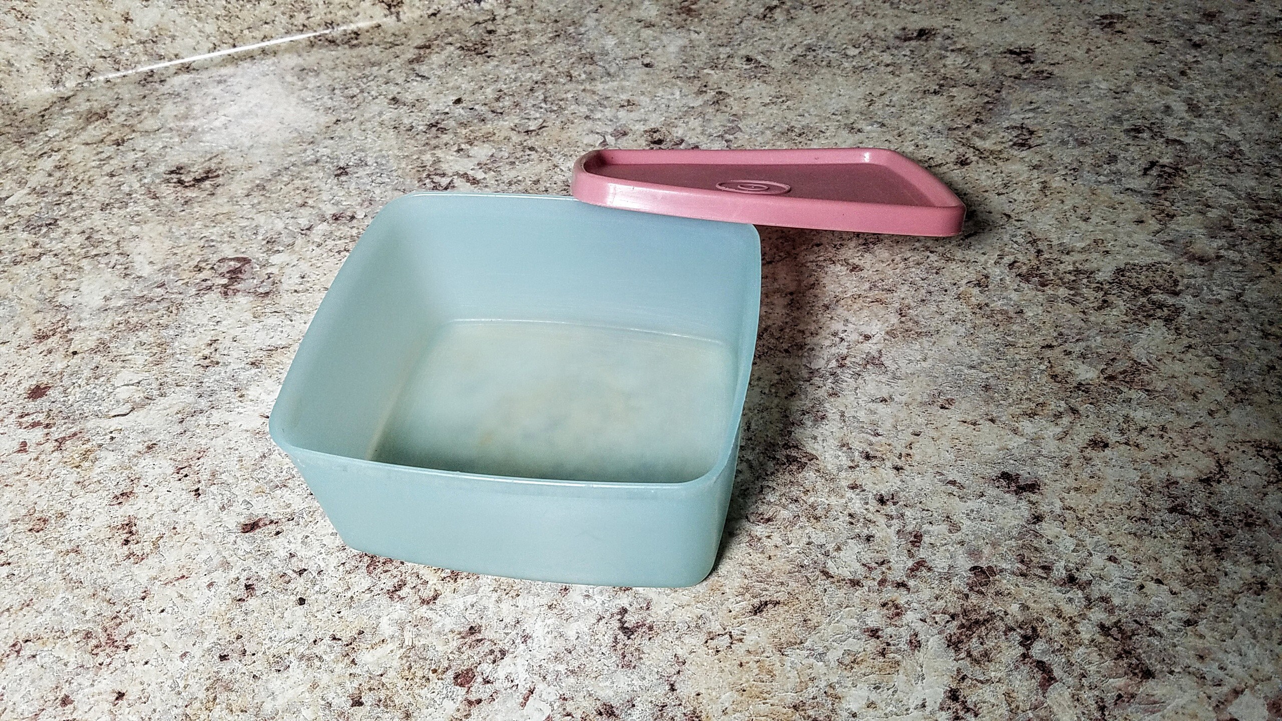 Tupperware 311 Sheer Freezer Container 310 Mint Green W/ 