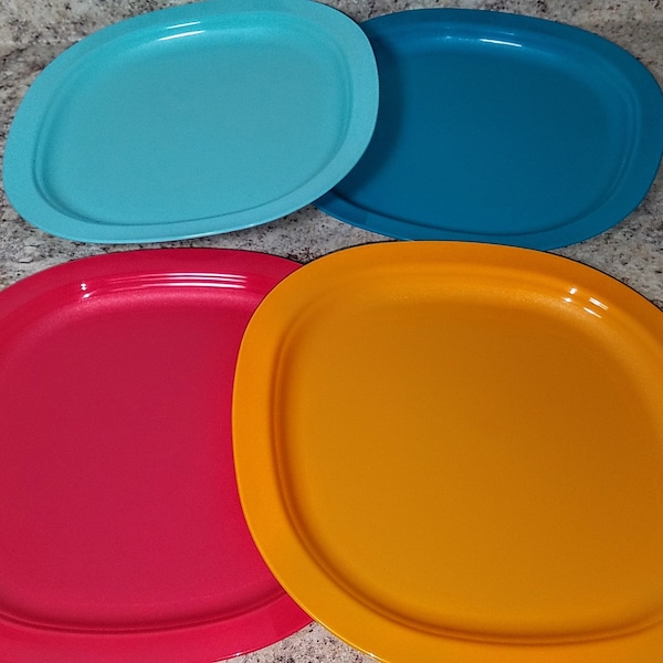 Tupperware Microwavable Luncheon Plates Etsy