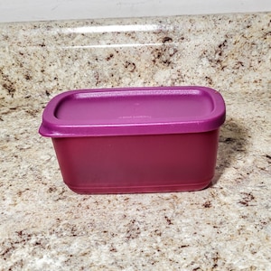 Tupperware Basic Bright Mini Rectangle Snack Container 8162