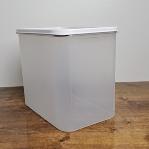 NEW TUPPERWARE Modular Mates 37 Cups Canister Rectangular  #4 2170 White Lid