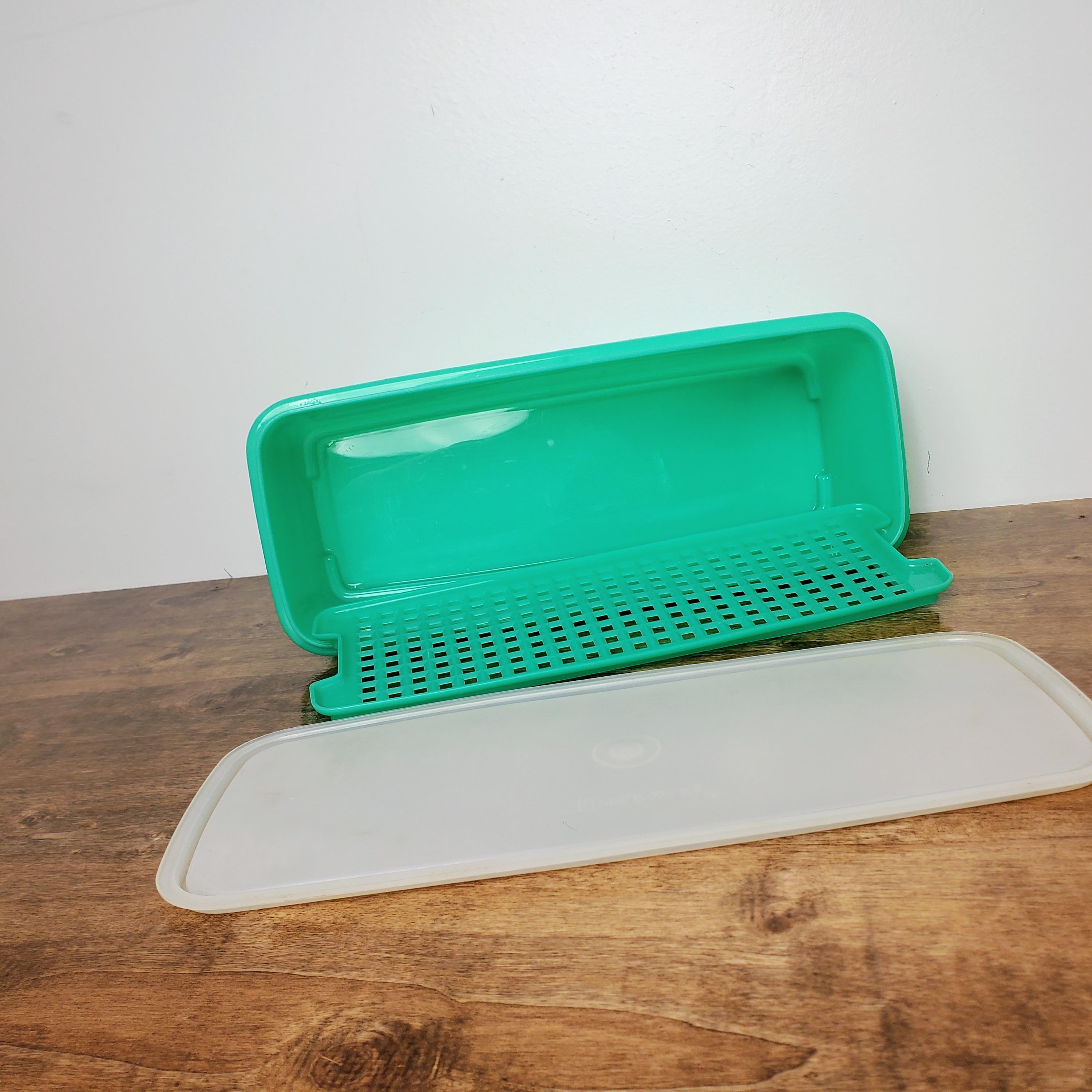 Jadeite Vintage Tupperware Celery Keeper #782 W/ Insert #783 & Lid
