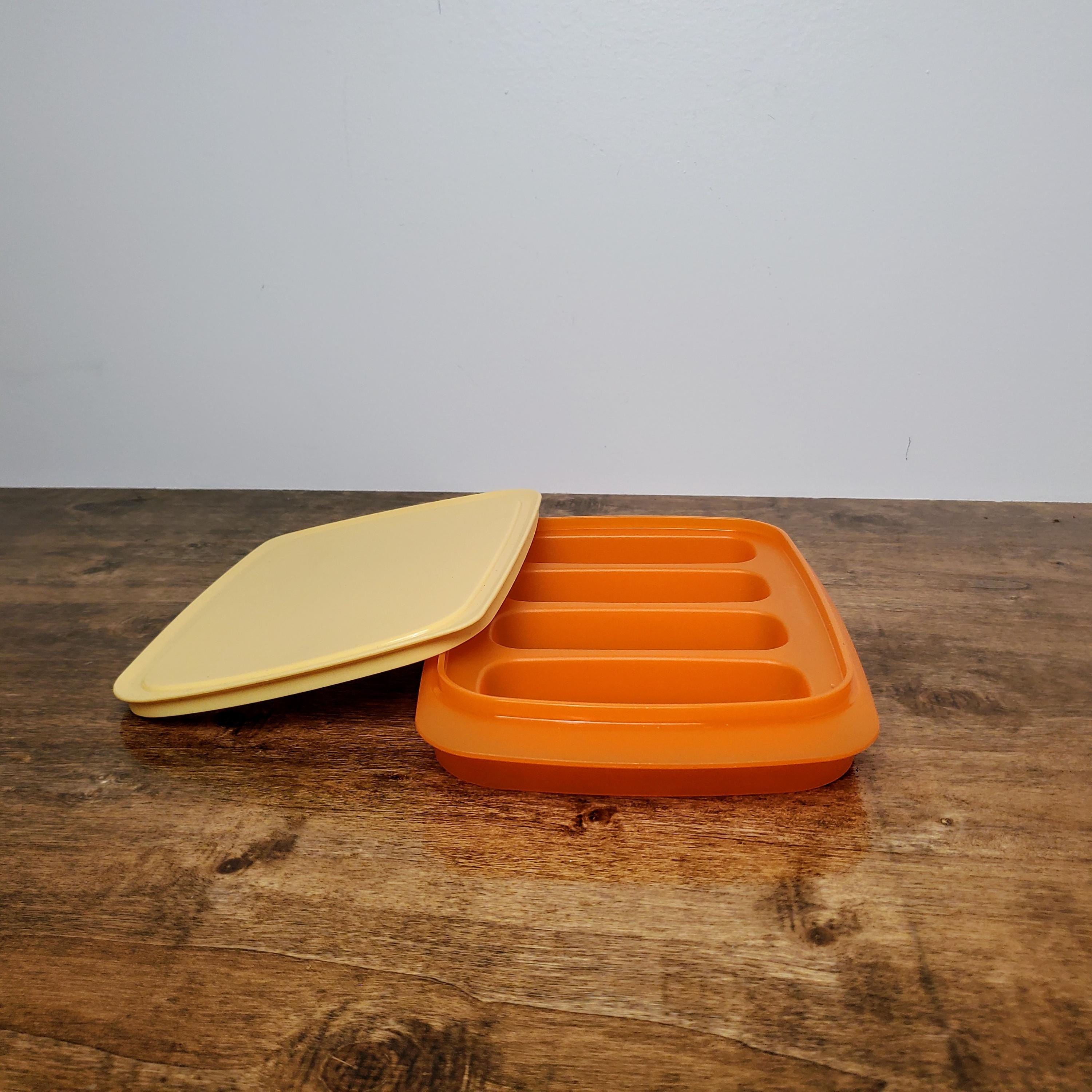 Tupperware # 6820 Snack Bar Keeper Orange Granola Bar Maker - Etsy