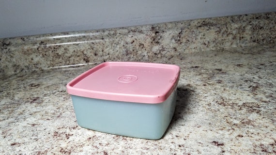 Tupperware 311 Sheer Freezer Container 310 Mint Green W/ 