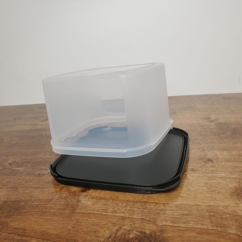 Tupperware Modular Mates Square #2 Container with Black Seal Lid - Thumbnail 2