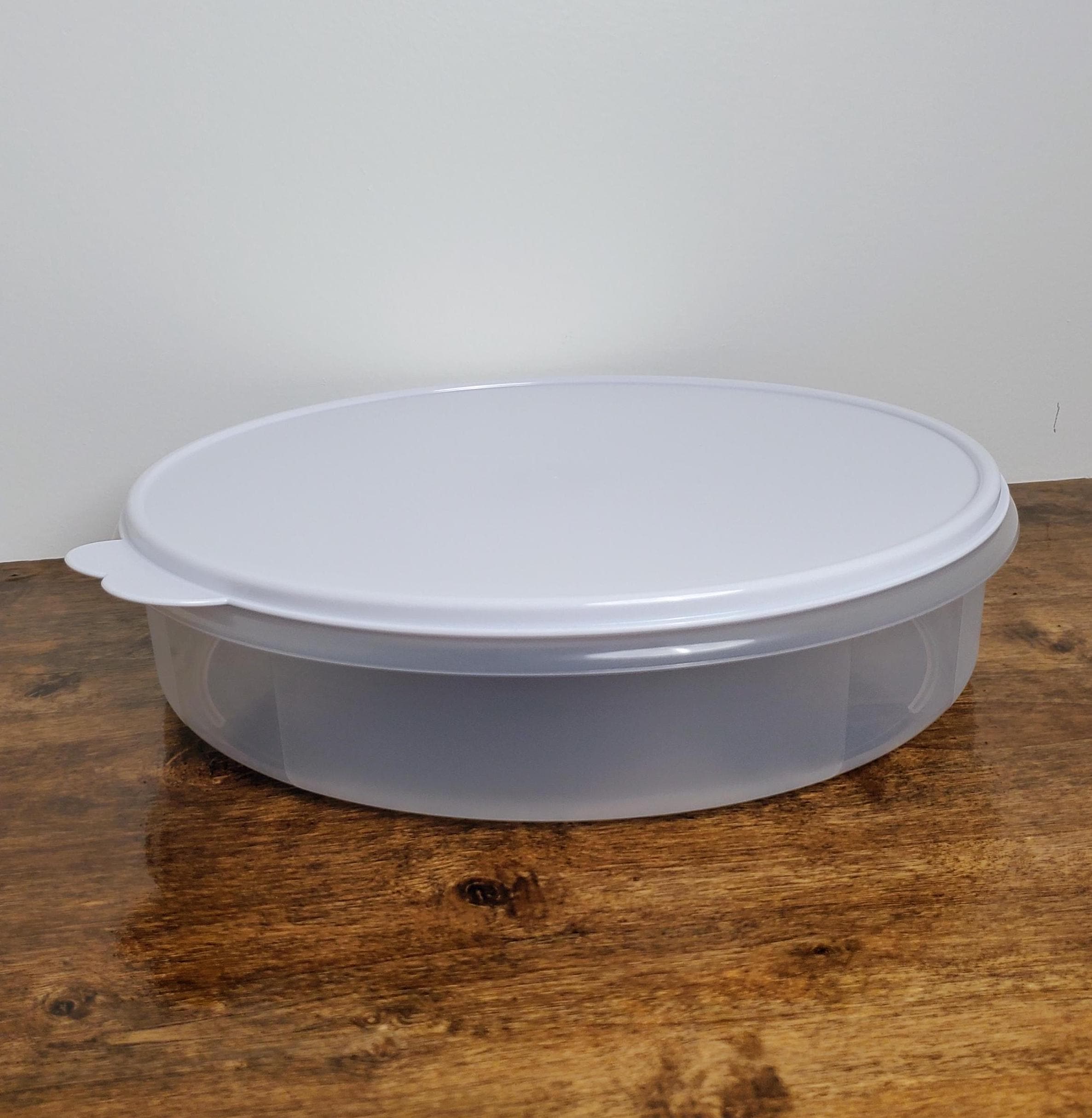 Tupperwareだ円キャニスター7点まとめ TUPPERWARE Freezersmart Round Container Pie Keeper White