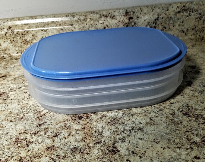 Tupperware Fridge Stackable Deli Keeper Meat & Cheese Storage 5102 4pcs