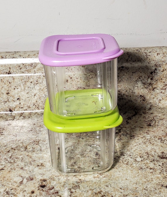 Tupperware Clear Mates Clearmates Mini Snack Container 2pc Set NEW