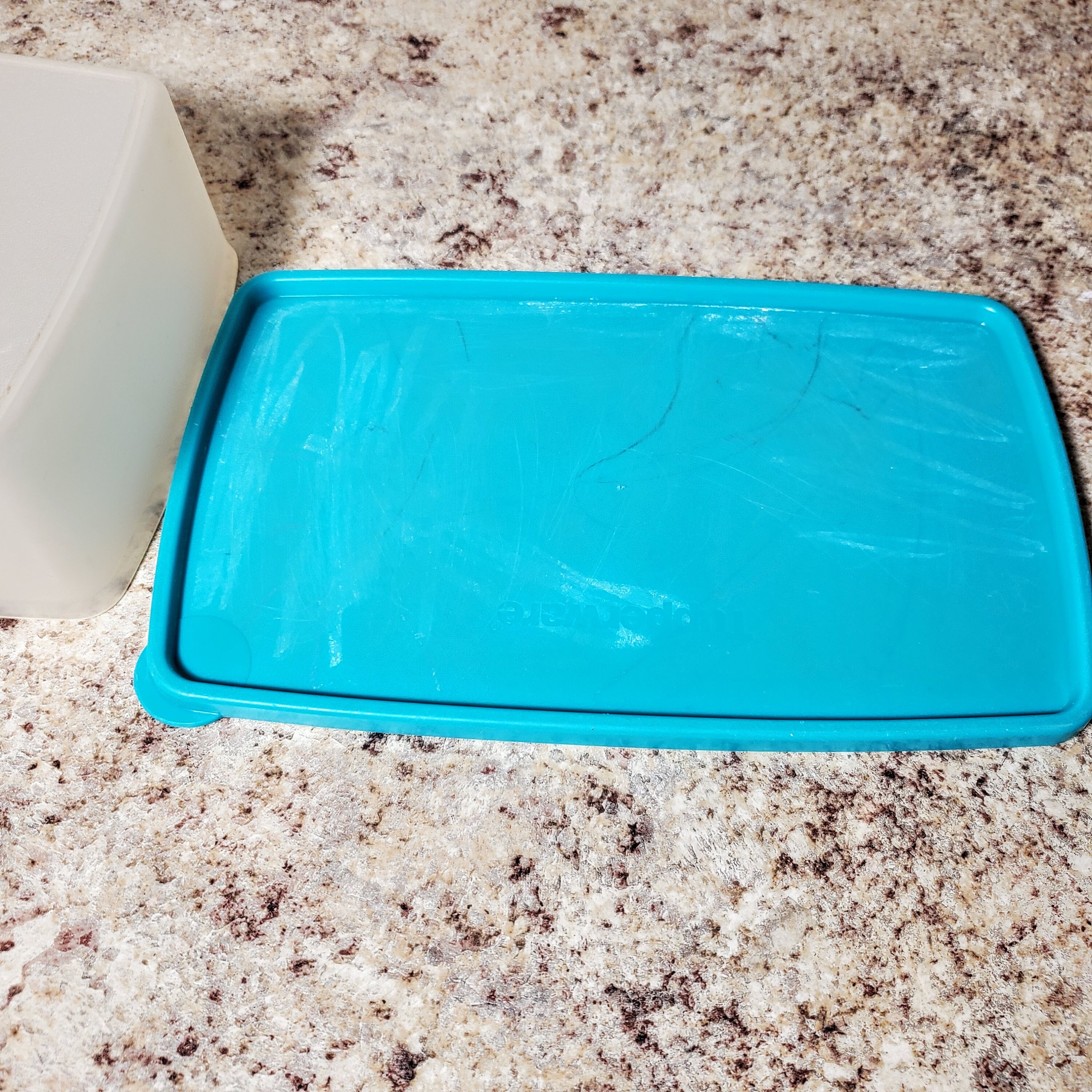 Vintage Tupperware Pac N Store Rectangle Sheer Container 713