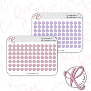 Transparent Mini Dots Dot Grid Journal Stickers Planner - Etsy