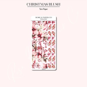 Kerst Blush - Washi Tape Planner of Journal Stickers - JK012-10