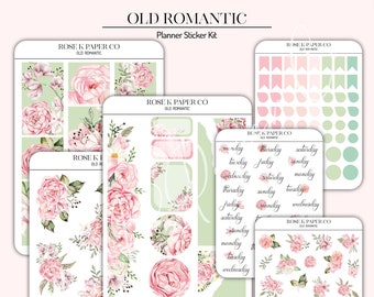 Journaling Kit - Old Romantic | Journal bullet planner sticker kit | JK006