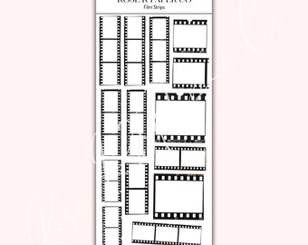 Film Strips - vintage | ephemera - planner and journal stickers - WT014