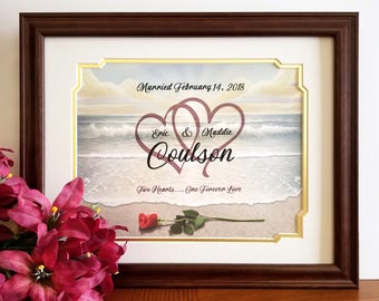 Wedding date frame | Etsy