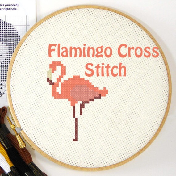 Cross Stitch Flamingo Chart