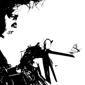 Edward Scissorhands Butterfly Painting