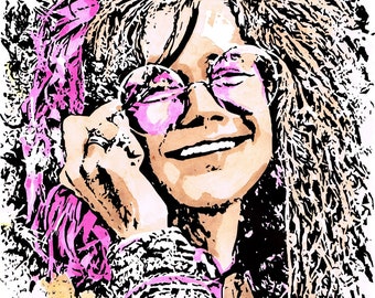 Janis Joplin Peinture