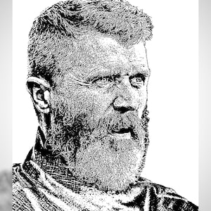 Roy Keane Original Drawing
